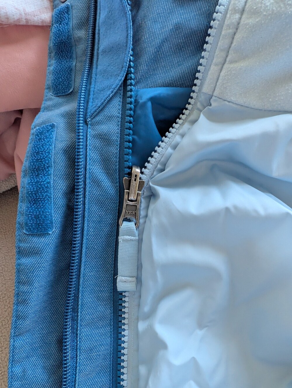 The North Face 3-in-1 Blue Hooded Waterproof Jacket - Picture 8 of 8